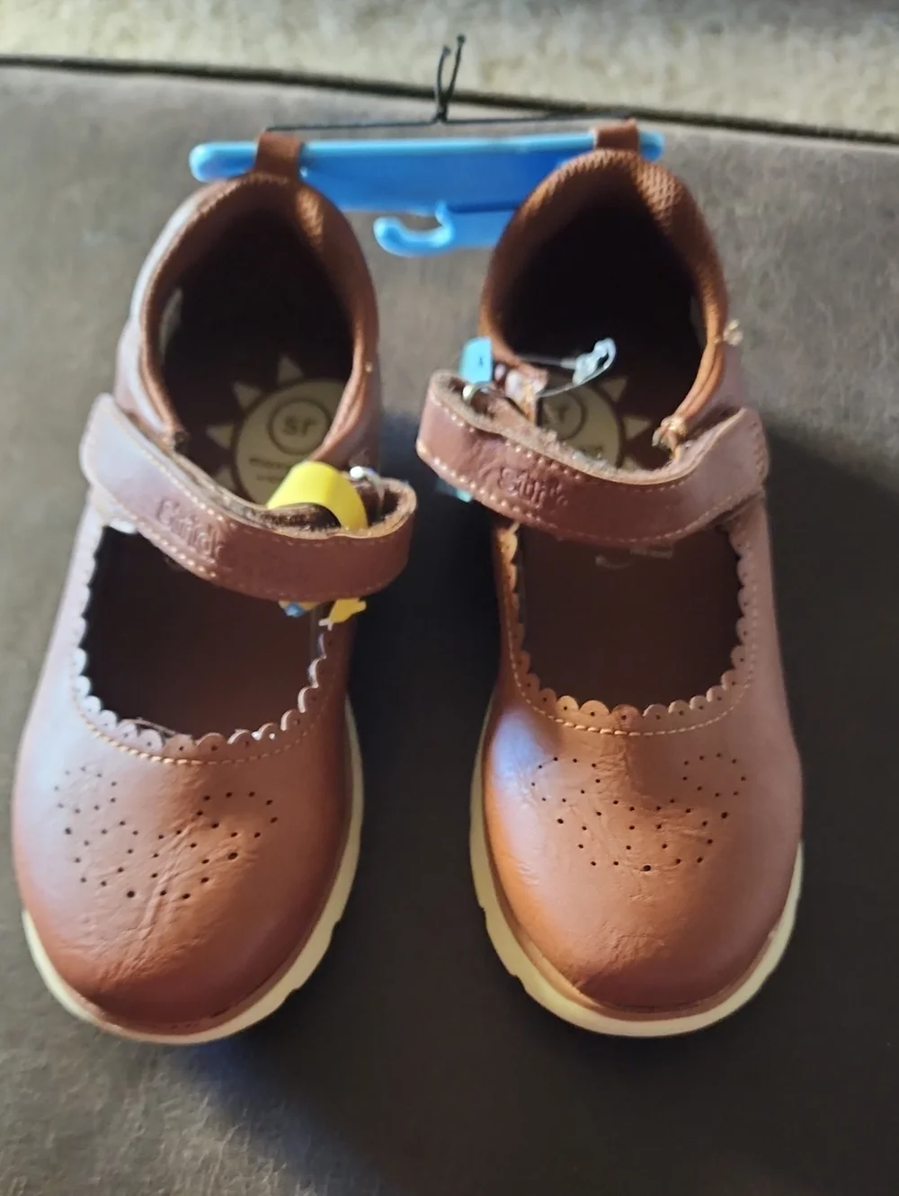 Kids Brown Mary Jane Shoes - Classic Comfort Size 12